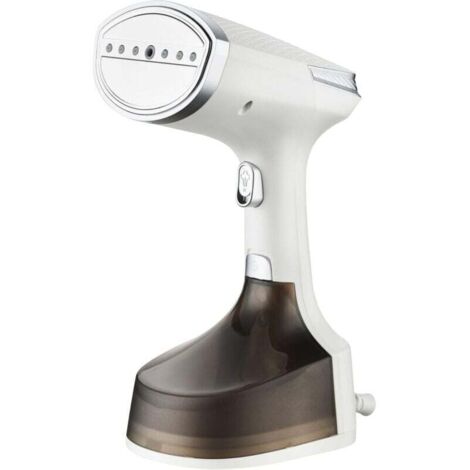 Défroisseur Vapeur, Défroisseur Vapeur à Main Fer à Repasser Portable 1500W 350ML Réchauffage Rapide Défroisseur à Main Vapeur à Vêtements Pour Tissu et Textile, Voyage Vapeur Steamer(Blanc)