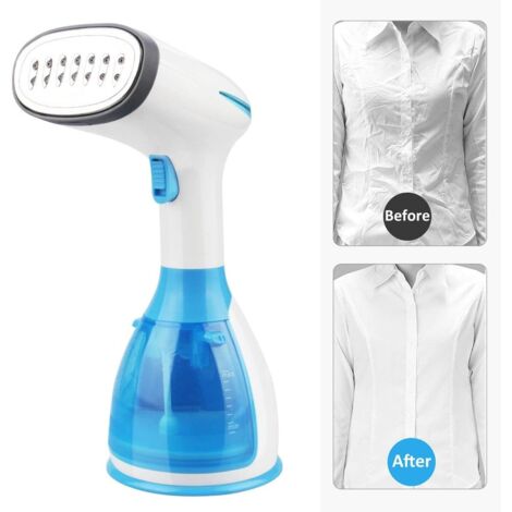 Défroisseur Vapeur, Fer à Repasser Portable 1500W 280ML Réchauffage Rapide Défroisseur à Main Vapeur à Vêtements Pour Tissu et Textile, Voyage Vapeur Steamer-Fei Yu