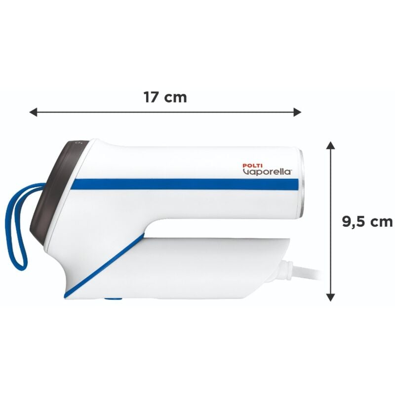 Défroisseur vapeur Vertical Polti Vaporella GSM50B, pliant avec semelle chauffante, prêt 30 s