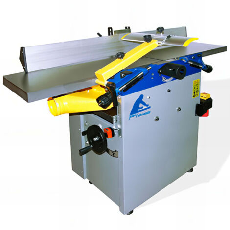 Dégauchisseuse-raboteuse 2000W 250mm – Tables en fonte – Guide inclinable 90-45° – Vitesse 8m/min – Pour bois dur – Jean L'Ebeniste