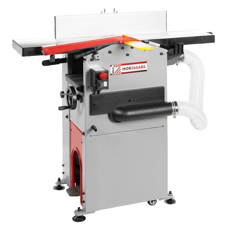 Holzmann - Dégauchisseuse raboteuse avec dépoussiéreur intégré - 1 800 w - 400 v - triphasé