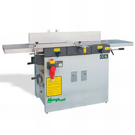 Dégauchisseuse-raboteuse triphasée 400V – Puissance 4000W – Largeur de dégauchissage 410mm – Longueur des tables 1800mm – Holzprofi