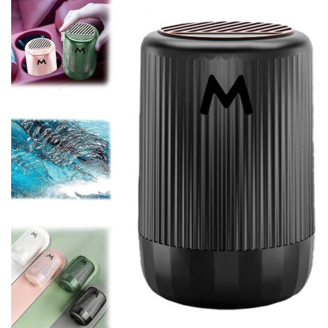 Dégivrage moléculaire par micro-ondes pour véhicules, diffuseur d'huiles essentielles portable pour voiture, maison et bureau (noir)