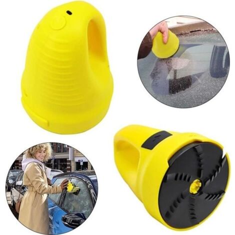 Dégivreur de Pare-Brises Grattoir à Glace pour Voitures Chargement USBe, Grattoir Pare-Brise Voiture, Raclette de Pare-Brise Pas