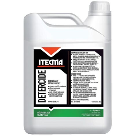 Dégraissant désincrustant Detercide. bidon de 5 kg - ITW SPRAYTEC ITECMA
