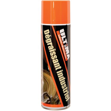 Dégraissant industriel aérosol ULTIMA INDUSTRIE MAINTENANCE Aer11003 650 ml Noir/Orange