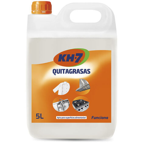 Dégraissant professionnel 5L – Nettoyage graisse et saleté – Pour surfaces cuisine, maison, véhicule et vêtements – KH-7