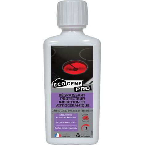 DÉGRAISSANT PROTECTEUR INDUCTION ET VITROCÉRAMIQUE CRÈME ECOGENE PRO 250 ML