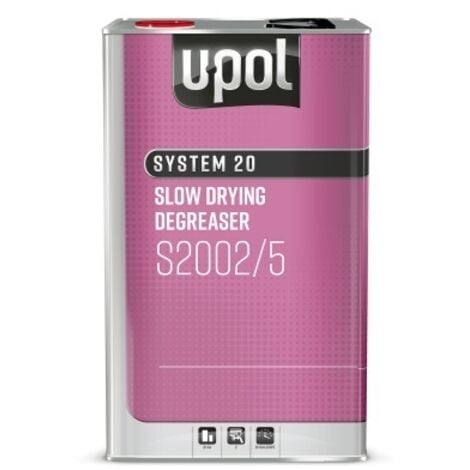 U-POL Dégraissant Solvanté Lent anti-statique et anti-silicone 5L UPOL