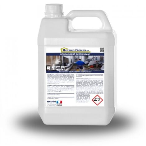Dégraissant surpuissant - 5 L Jaune clair - MATPRO