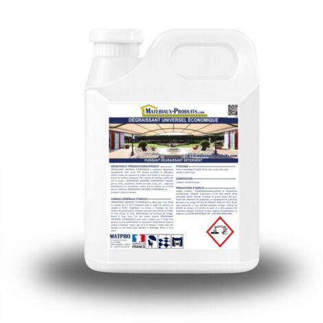 Dégraissant universel économique - 5 L Incolore - MATPRO