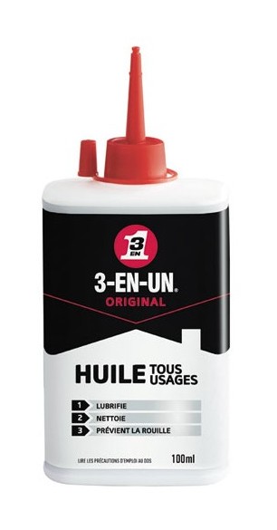 3-en-un - burette huile multi usages 100ML 3EN1 33003