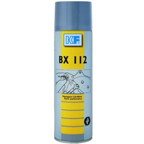 Dégrippant lubrifiant haute performance BX 112 en aérosol 650ml-400 ml - KF - 6055