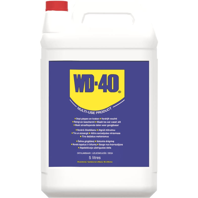Wd-40 - Lubrifiant multifonction WD40 - Bidon 5 l - 49500