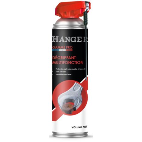 Dégrippant multifonctions avec cobra rouge 400ml - HANGER - 700202
