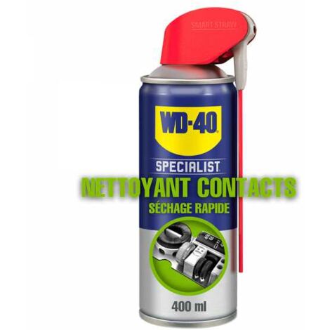 Dégrippant WD40 Specialist. 400 ml. Nettoyant, lubrifiant. Protège humidité corrosion