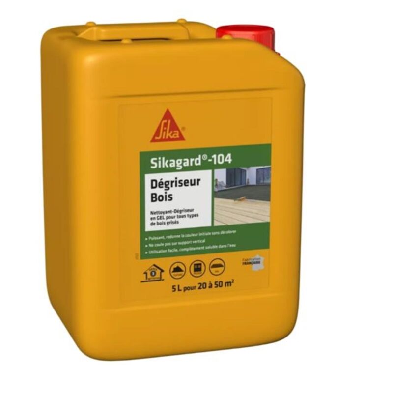 Sika - Dégriseur bois gard 104 - 5 litres
