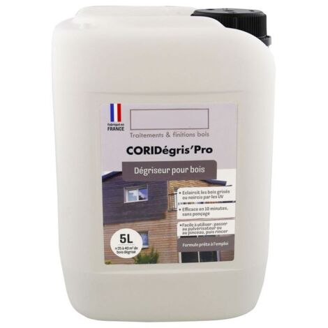 Dégriseur pour terrasse bois - Jérican 5 L
