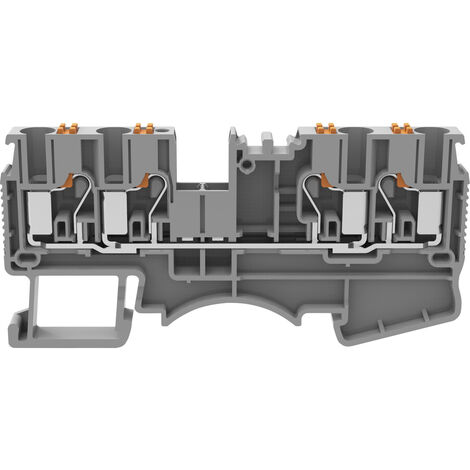 Degson DS2.5-QU-01P-11-00A(H) Durchgangsklemme  Push-In-Klemme  Grau 1 St.