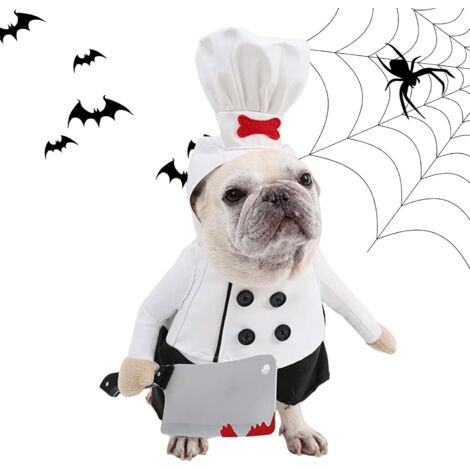 Déguisement pour Chien, Costume de Cuisinier Amusant pour