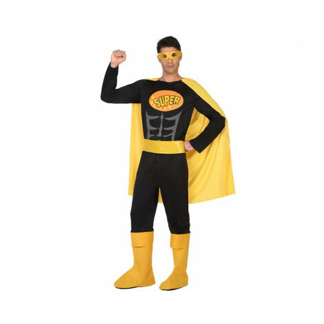 Déguisement super-héros - Homme - XL - Jaune - Livraison gratuite