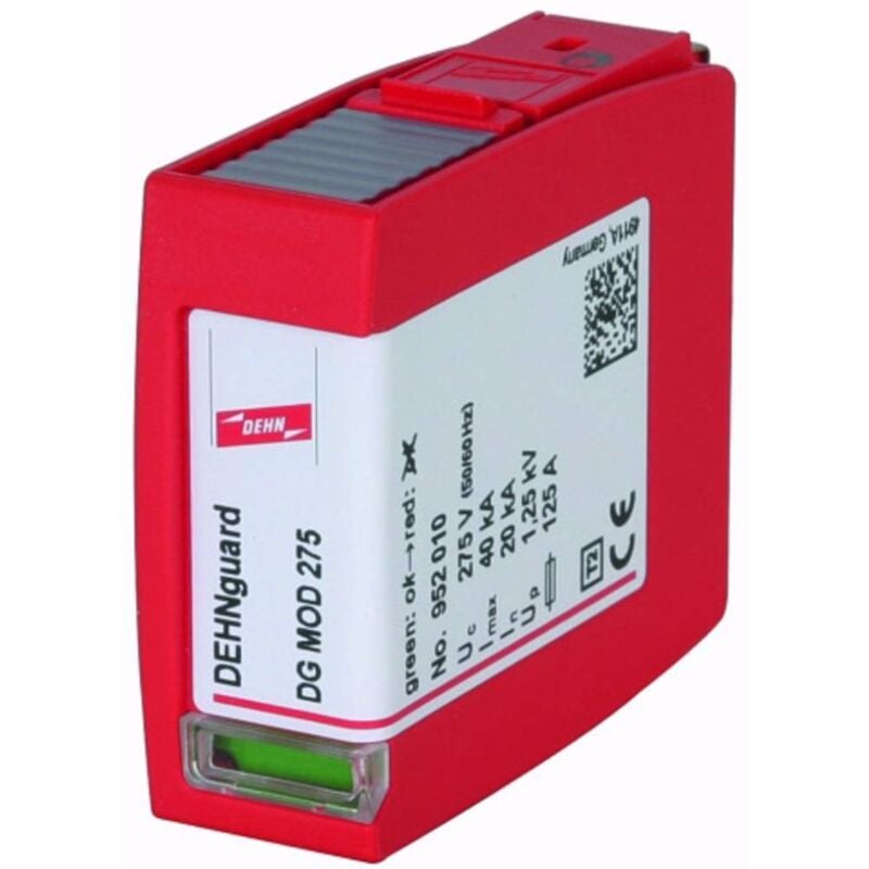 952010 dg mod 275 Module pour parasurtenseur Protection anti-surtension pour: armoire de distribution 40 kA 1 pc(s - Dehn