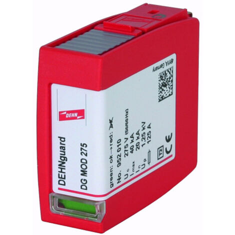 DEHN 952010 DG MOD 275 Überspannungsschutz-Modul  Überspannungsschutz für: Verteilerschrank 40 kA  1