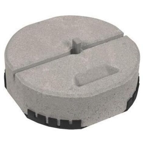Dehn Betonsockel C45/55 17kg m. Keiltechnik u.adapt.Unterlegplatte D337mm H90mm-SET- 102340