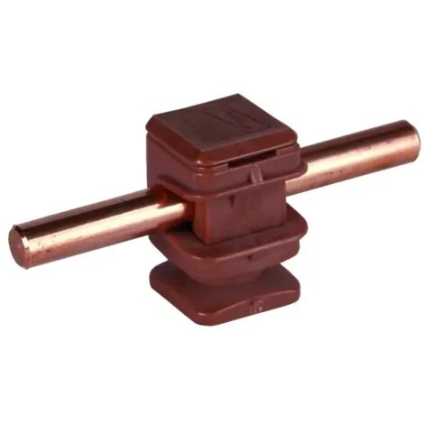 Dehn Leitungshalter DEHNsnap Kunststoff braun H 16mm f. Rd 8mm m. Gewinde M6 204007