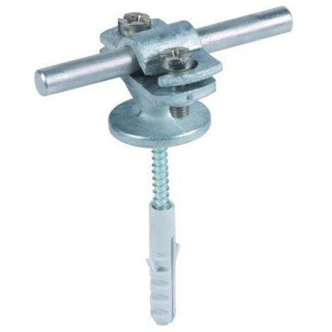 Dehn Leitungshalter m. Abdeckbund ZG f. Rd 7-10mm St/tZn m. Befest.-Material 275160
