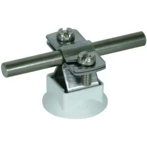 Dehn Leitungshalter NIRO f. Rd 8-10mm m. Kunststoffsockel grau 274150