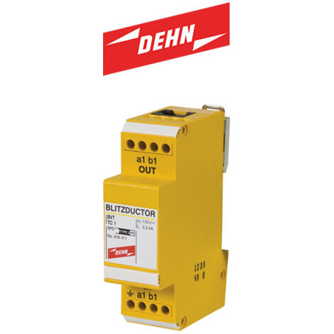DEHN PARAFOUDRE POUR PRISE RJ45/TV 5KA 130 V - 918411 DEH093133