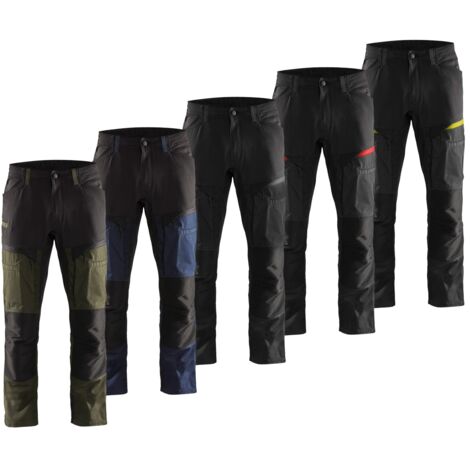 Dehnbarer Arbeitshose 1456 - Schwarz/Dunkelgrau S - FR(40) - SE(C46) - Standards