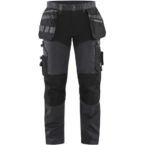 Dehnbarer Arbeitshose 1599 - Dunkelgrau/Schwarz XL - FR(48) - SE(C54) - Kurz