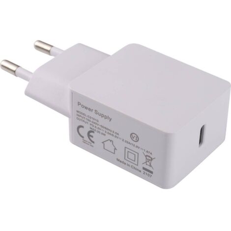 Dehner Elektronik Chargeur USB 20 W 1x USB-C® blanc intérieure USB Power Delivery (USB-PD) Y264433