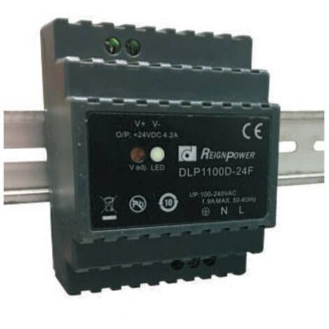 Dehner Elektronik DLP 1100D-12F alimentatore su guida DIN 100W