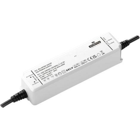 Dehner Elektronik SPF 60-24VSP LED-Trafo, LED-Treiber  Konstantspannung 60 W 2.5 A 24 V Möbelzulassu