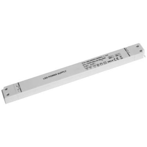 Dehner Elektronik SSL60-24VF Transformateur pour LED, Driver de LED à tension constante 60 W 2.5 A 24 V homologué pour