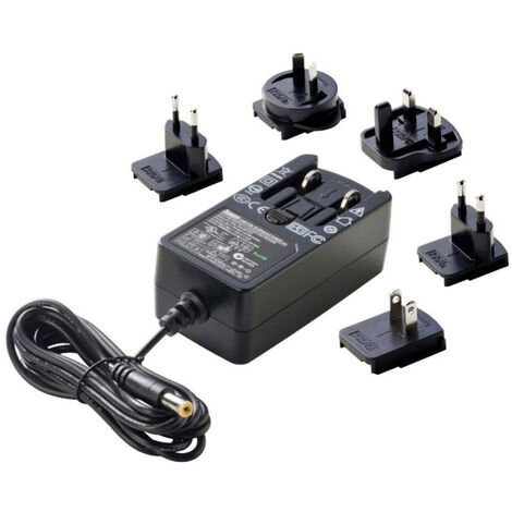 Dehner Elektronik SYS 1541-2424-W2E Steckernetzteil, Festspannung 24 V/DC 1000 mA 24 W mit UK-Adapte