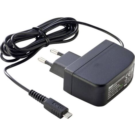 Dehner Elektronik SYS 1638-0605-W2E micro USB Bloc d'alimentation à tension fixe 5 V/DC 1.2 A 6 W st