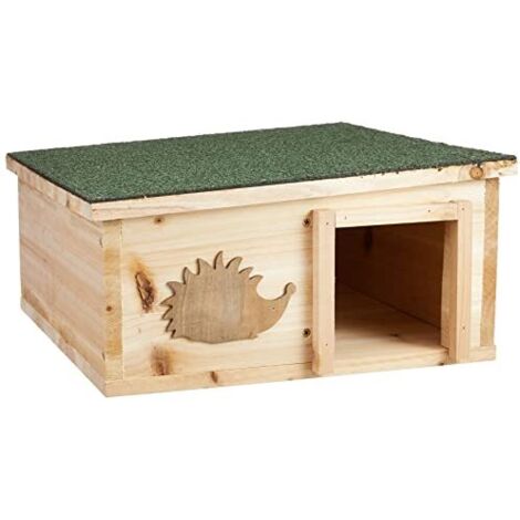 Dehner Natura - Casetta per Ricci Karlie, Circa 40 x 40 x 19 cm, in Legno di Abete, Colore Naturale