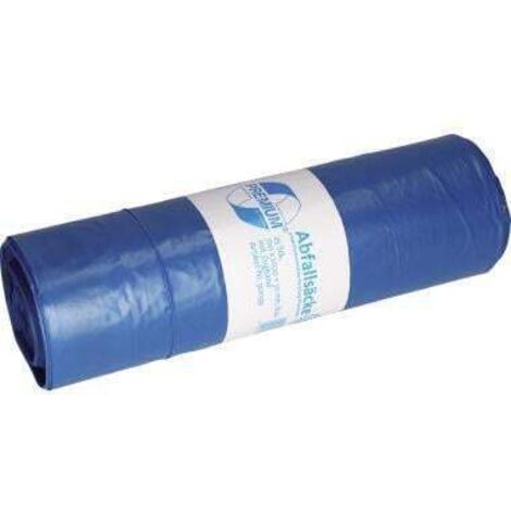 DEISS Müllbeutel 90099 m.Zugband LDPE 120l bl 25 St./Pack.