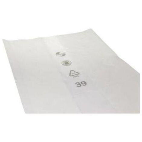 DEISS Müllsack DEISS PREMIUM 80+50 x 220 cm (B x H) 90µm 1.000l LDPE-Folie transparent 50St./Pack.