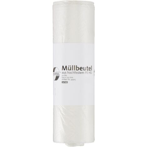 Deiss universale 49915 immondizia, 620 mm x 750 mm, 60 l, trasparente (confezione da 20)
