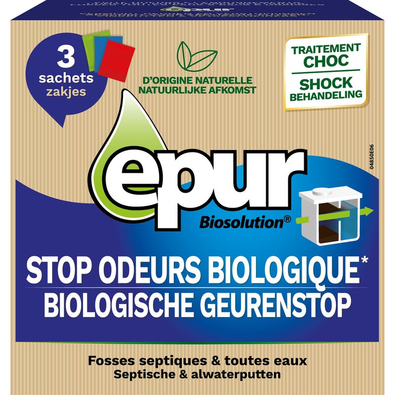 

Deja de olores biológicos 'tratamiento de choque 3 paquete' 600 g - Epur