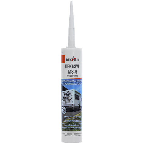 Dekalin 6252212 DEKAsyl MS-5 290 ml weiß Einzelkartusche Kraftkleber