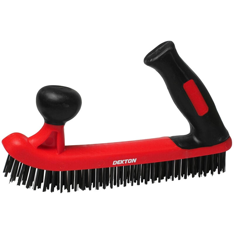 Softgrip two handle wire brush - Dekton