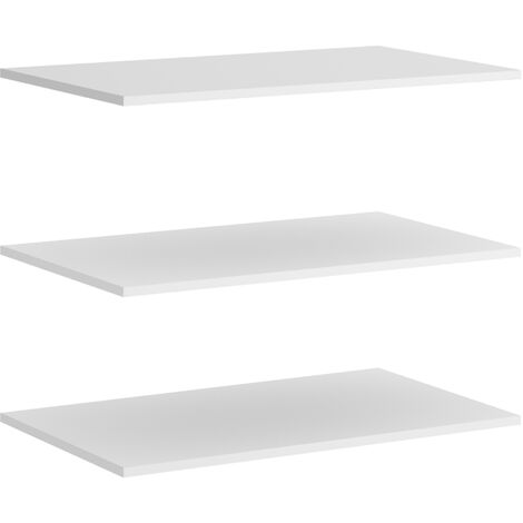 DEKIT - Pack de 3 estantes para armarios de 150 cm color Blanco 1,6x72,4x51 cm