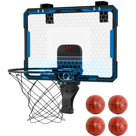 Dekko Mini Basketball Hoop Over Door Indoor Kids Sport Backboard Auto Scoring