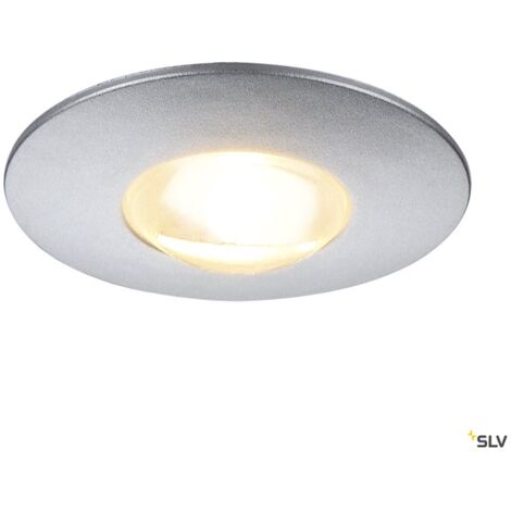 DEKLED encastré rond gris argent 1W LED3000K (112242)